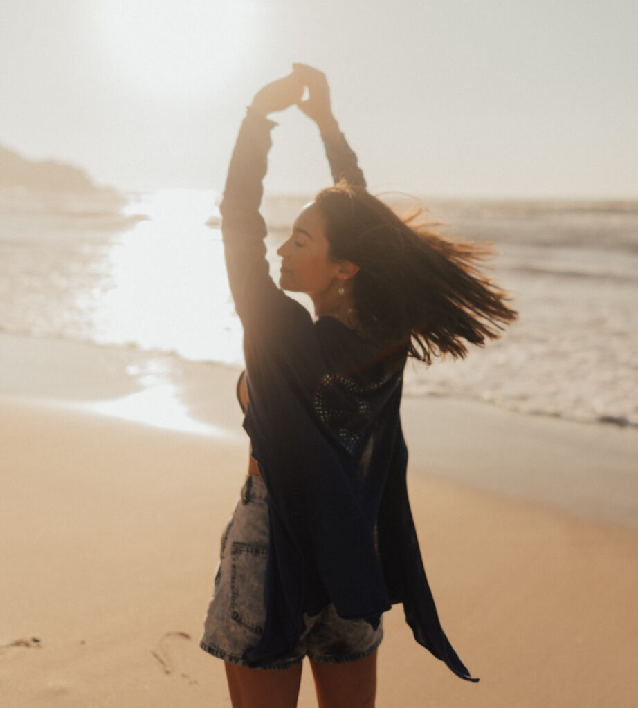 girl at the beach