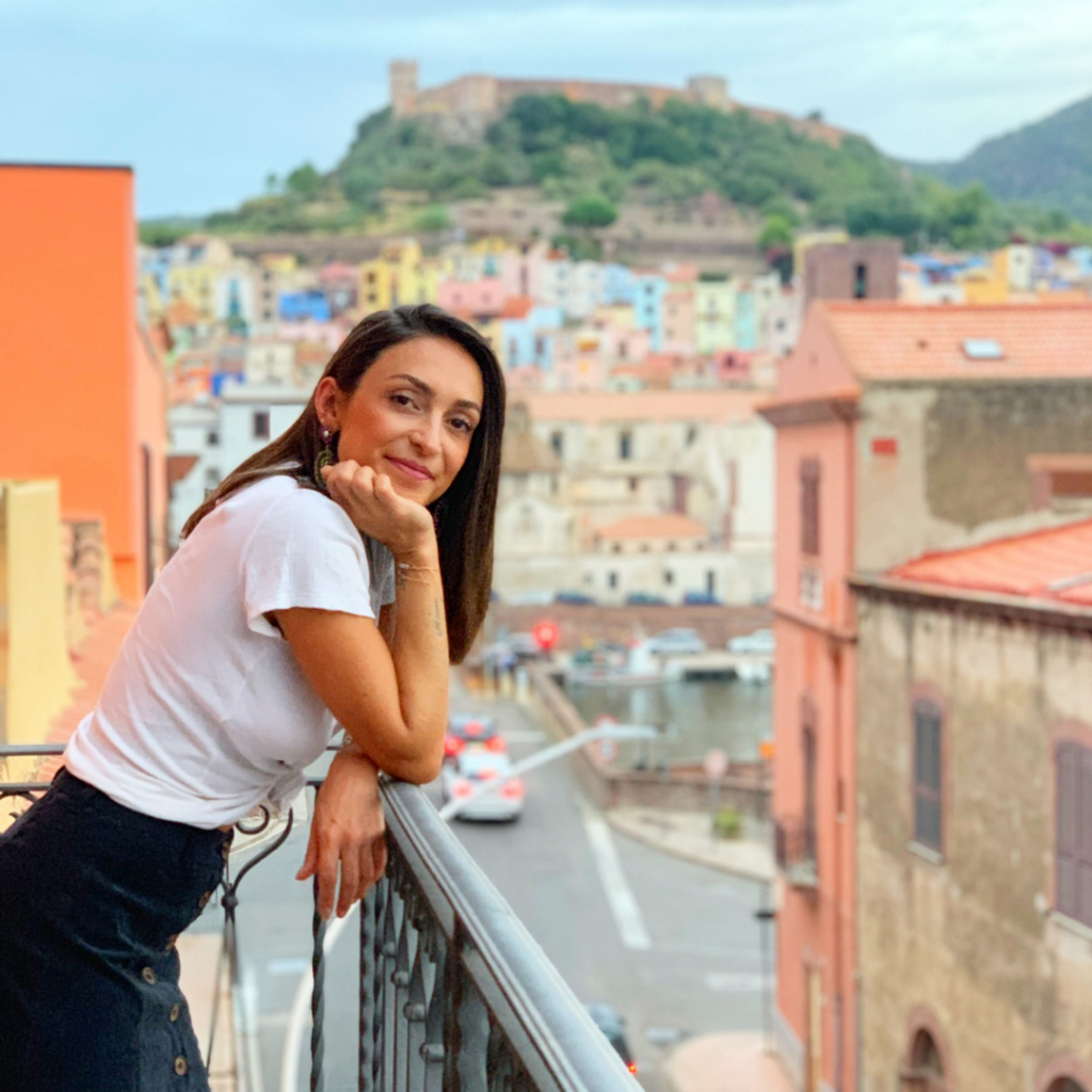 friendly girl in Italy
