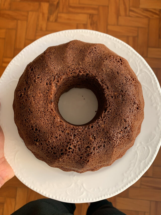 bolo de chocolate fofinho integral