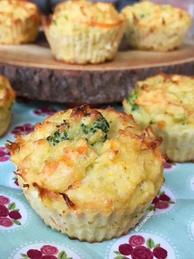 Muffin de milho salgado